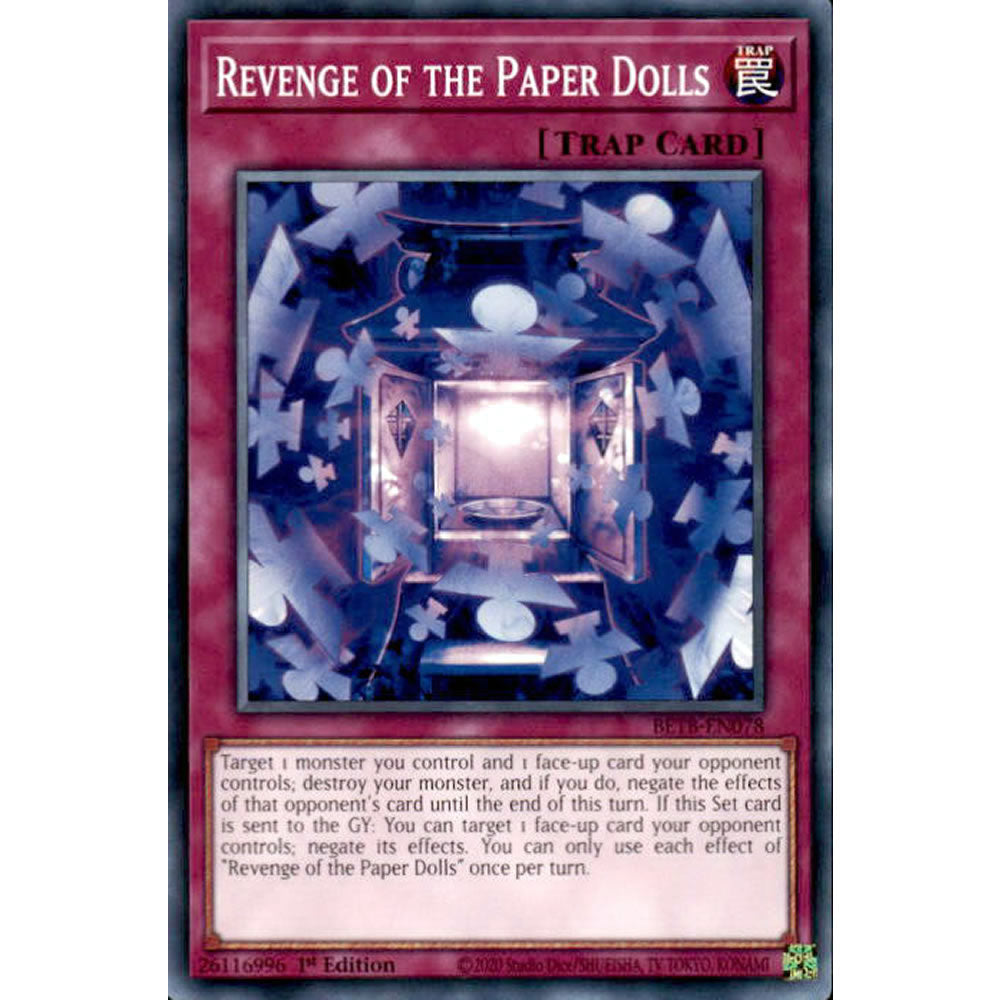 Revenge of the Paper Dolls BETB-EN078 Yu-Gi-Oh! Card from the Beyond the Brave Set