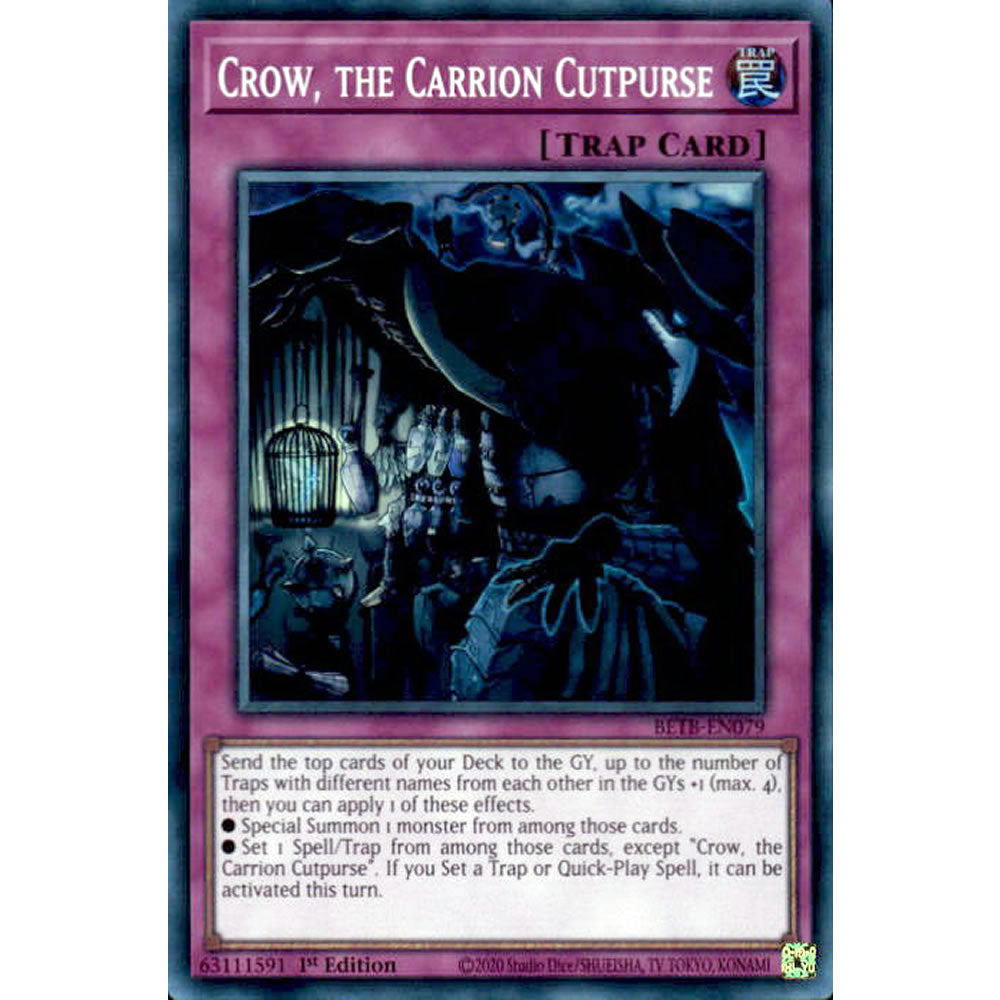 Crow, the Carrion Cutpurse BETB-EN079 Yu-Gi-Oh! Card from the Beyond the Brave Set