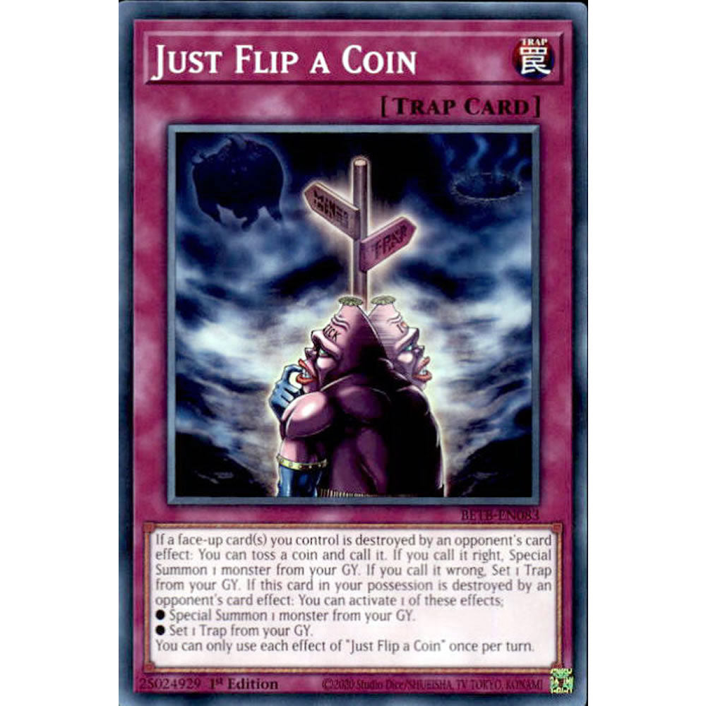Just Flip a Coin BETB-EN083 Yu-Gi-Oh! Card from the Beyond the Brave Set
