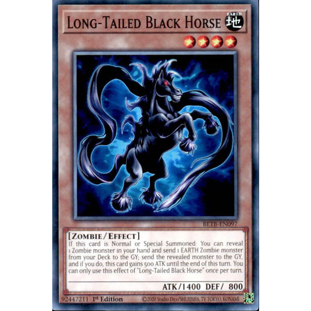 Long-Tailed Black Horse BETB-EN097 Yu-Gi-Oh! Card from the Beyond the Brave Set
