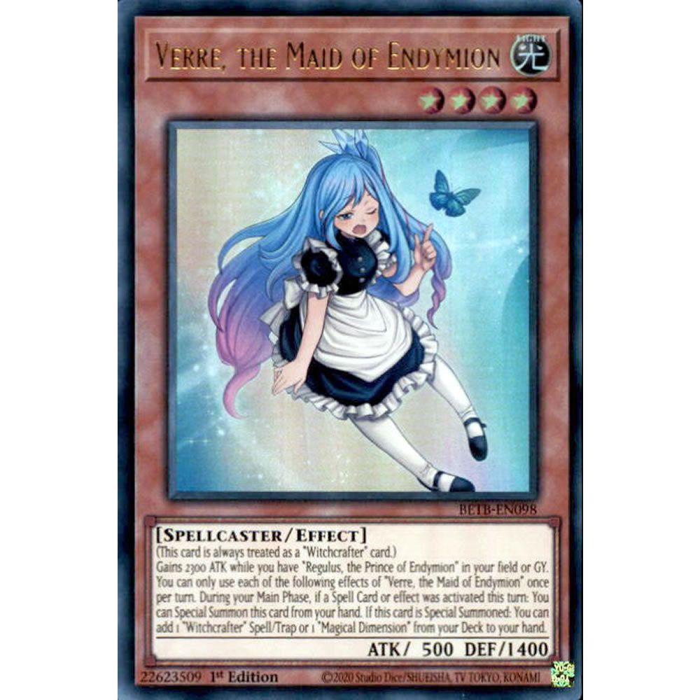 Verre, the Maid of Endymion BETB-EN098 Yu-Gi-Oh! Card from the Beyond the Brave Set