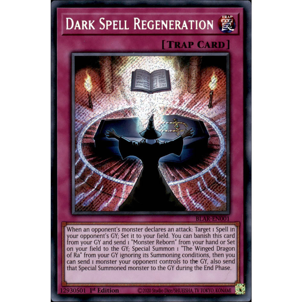 Dark Spell Regeneration BLAR-EN001 Yu-Gi-Oh! Card from the Battles of Legend: Armageddon Set