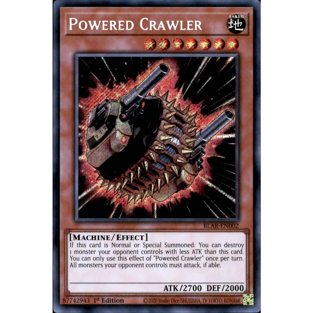 Powered Crawler BLAR-EN002 Yu-Gi-Oh! Card from the Battles of Legend: Armageddon Set
