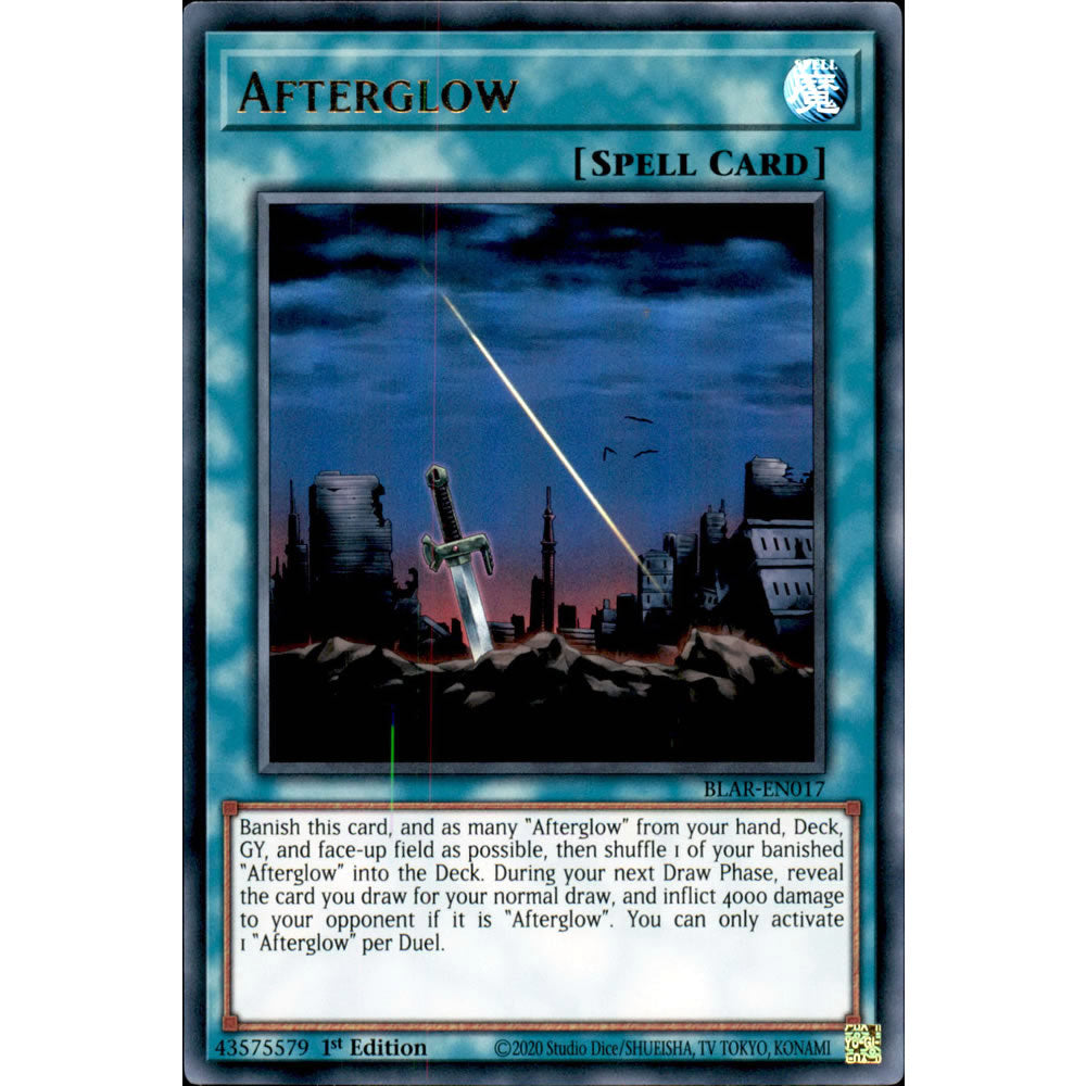 Afterglow BLAR-EN017 Yu-Gi-Oh! Card from the Battles of Legend: Armageddon Set