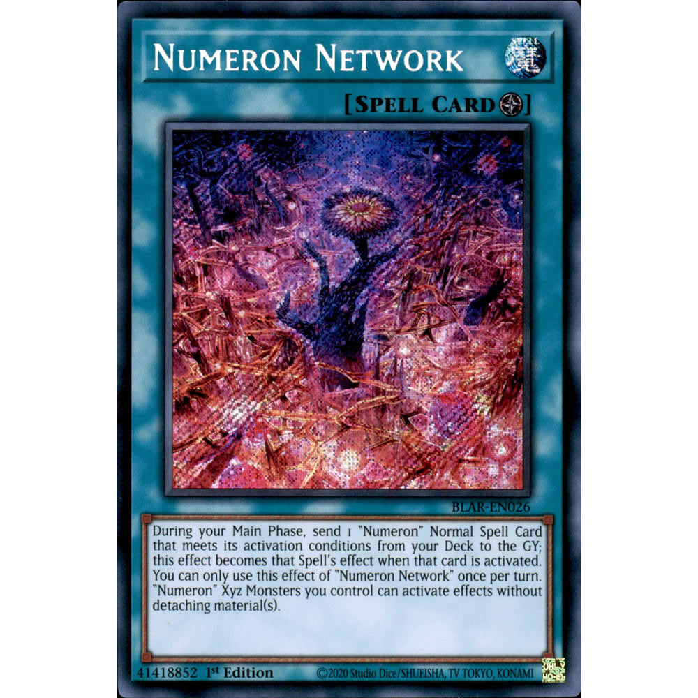 Numeron Network BLAR-EN026 Yu-Gi-Oh! Card from the Battles of Legend: Armageddon Set
