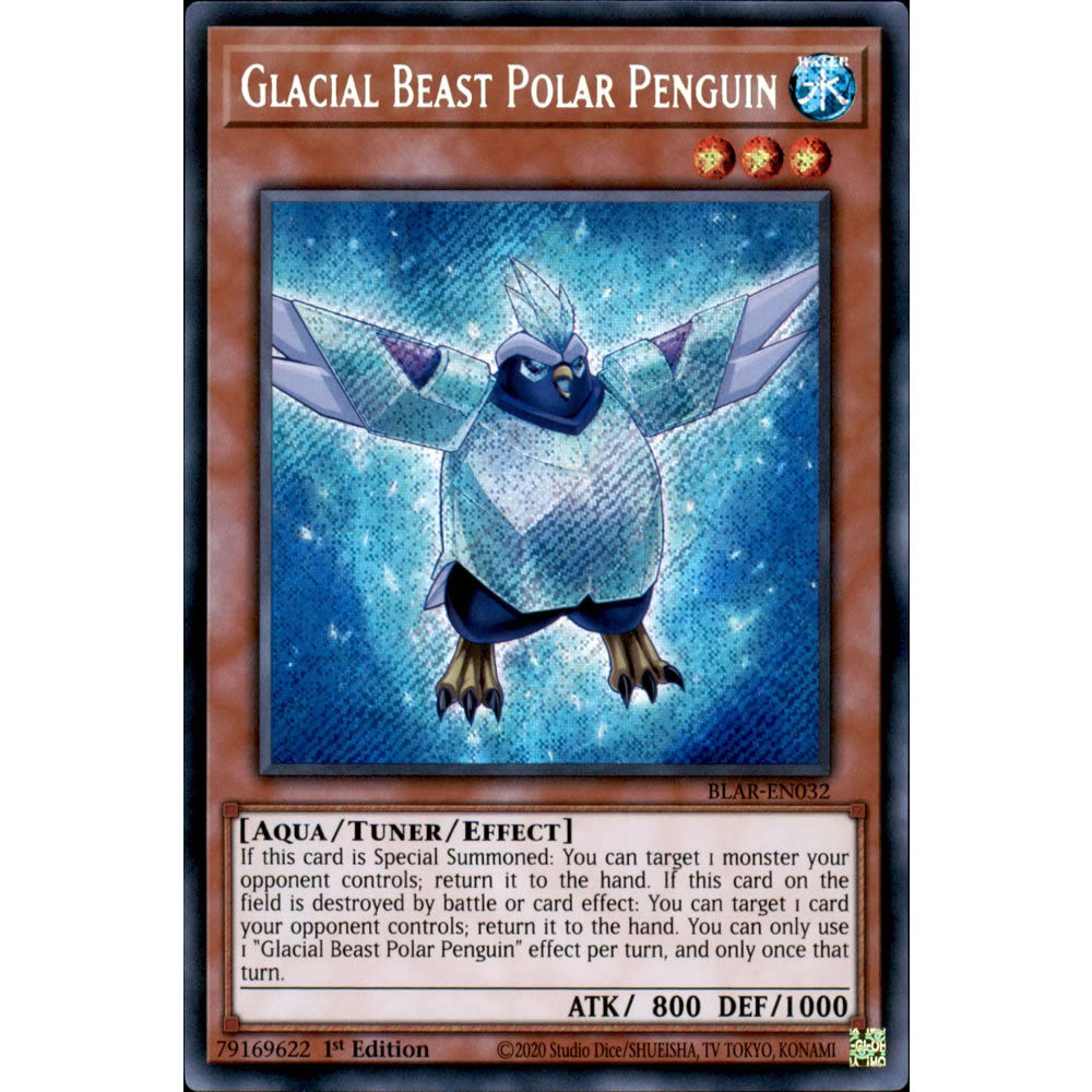 Glacial Beast Polar Penguin BLAR-EN032 Yu-Gi-Oh! Card from the Battles of Legend: Armageddon Set