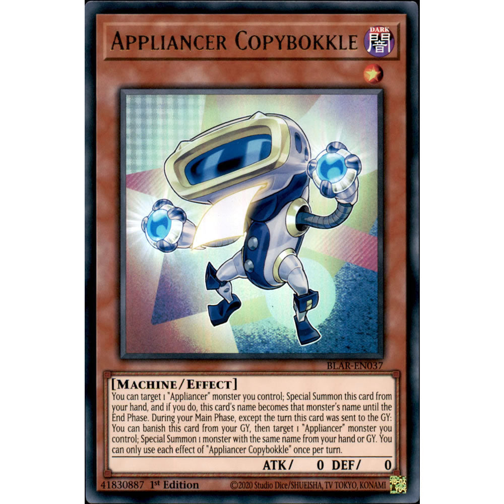 Appliancer Copybokkle BLAR-EN037 Yu-Gi-Oh! Card from the Battles of Legend: Armageddon Set