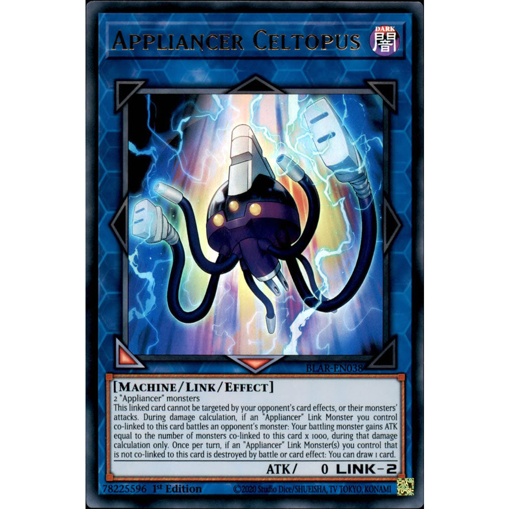 Appliancer Celtopus BLAR-EN038 Yu-Gi-Oh! Card from the Battles of Legend: Armageddon Set