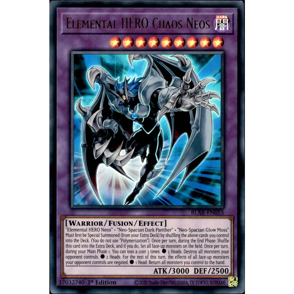 Elemental HERO Chaos Neos BLAR-EN055 Yu-Gi-Oh! Card from the Battles of Legend: Armageddon Set