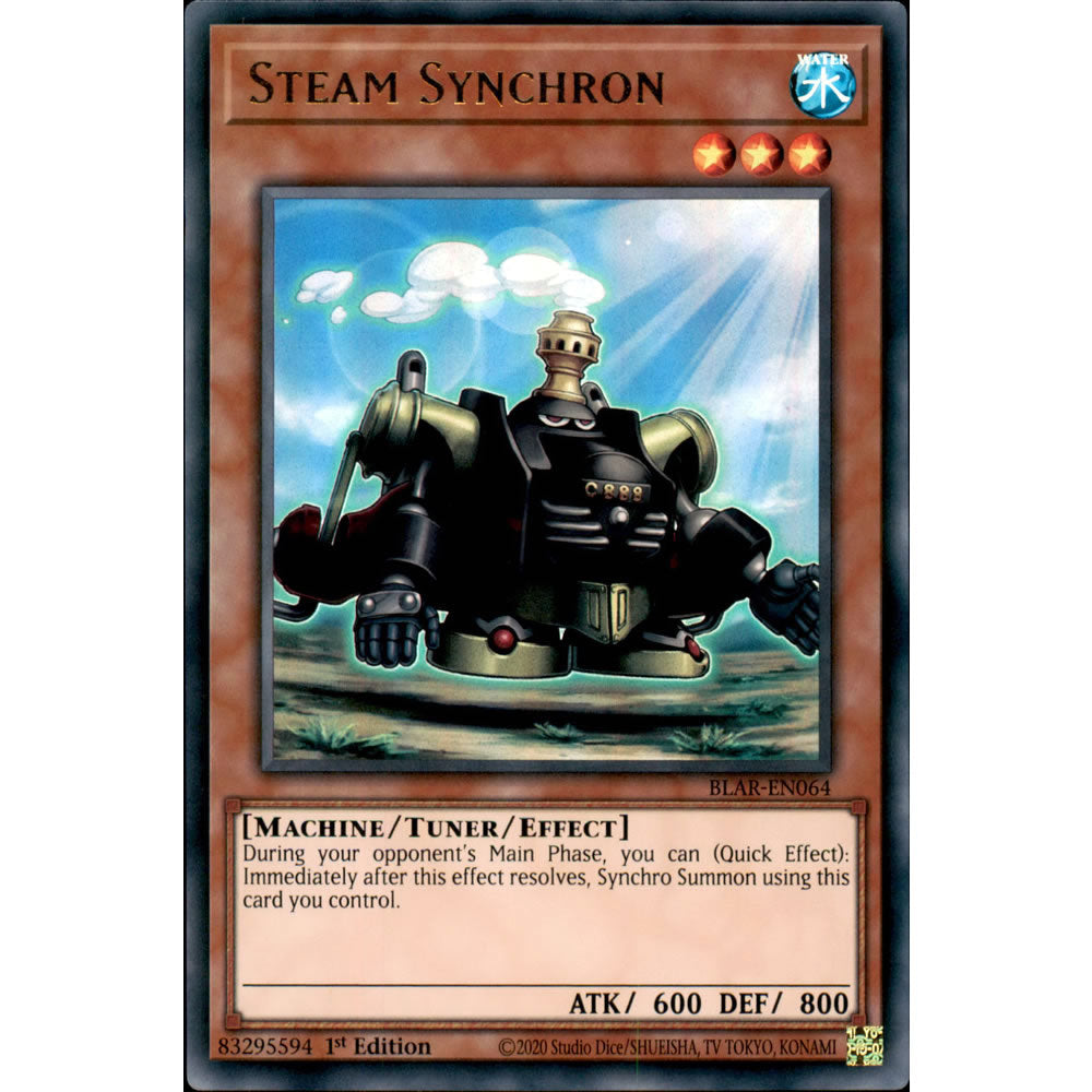 Steam Synchron BLAR-EN064 Yu-Gi-Oh! Card from the Battles of Legend: Armageddon Set