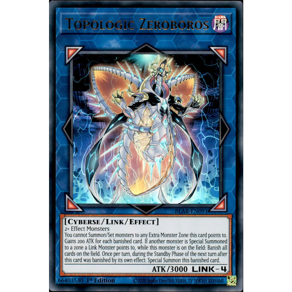 Topologic Zeroboros BLAR-EN091 Yu-Gi-Oh! Card from the Battles of Legend: Armageddon Set