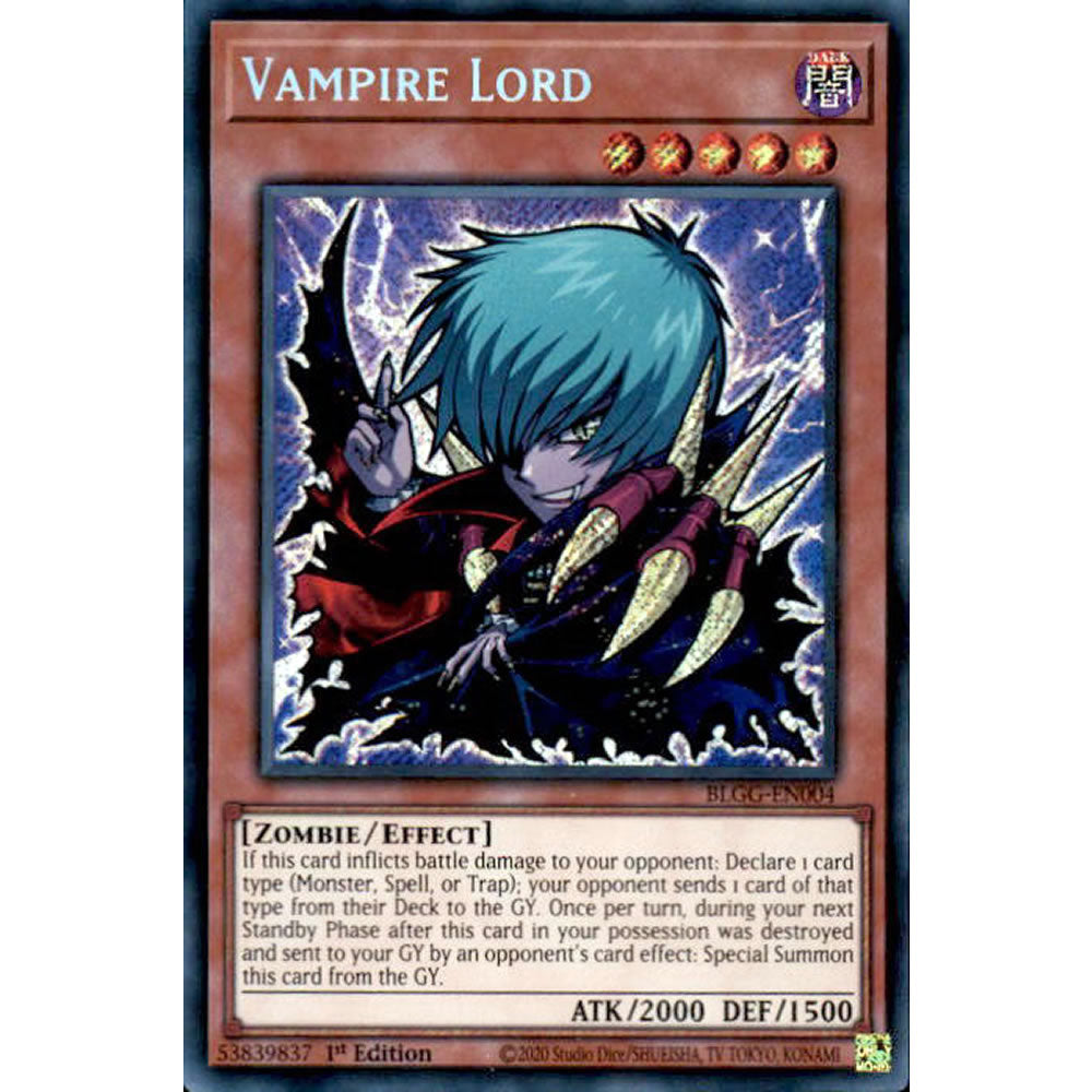Vampire Lord BLGG-EN004 Yu-Gi-Oh! Card from the Battles of Legend: Glorious Gallery Set