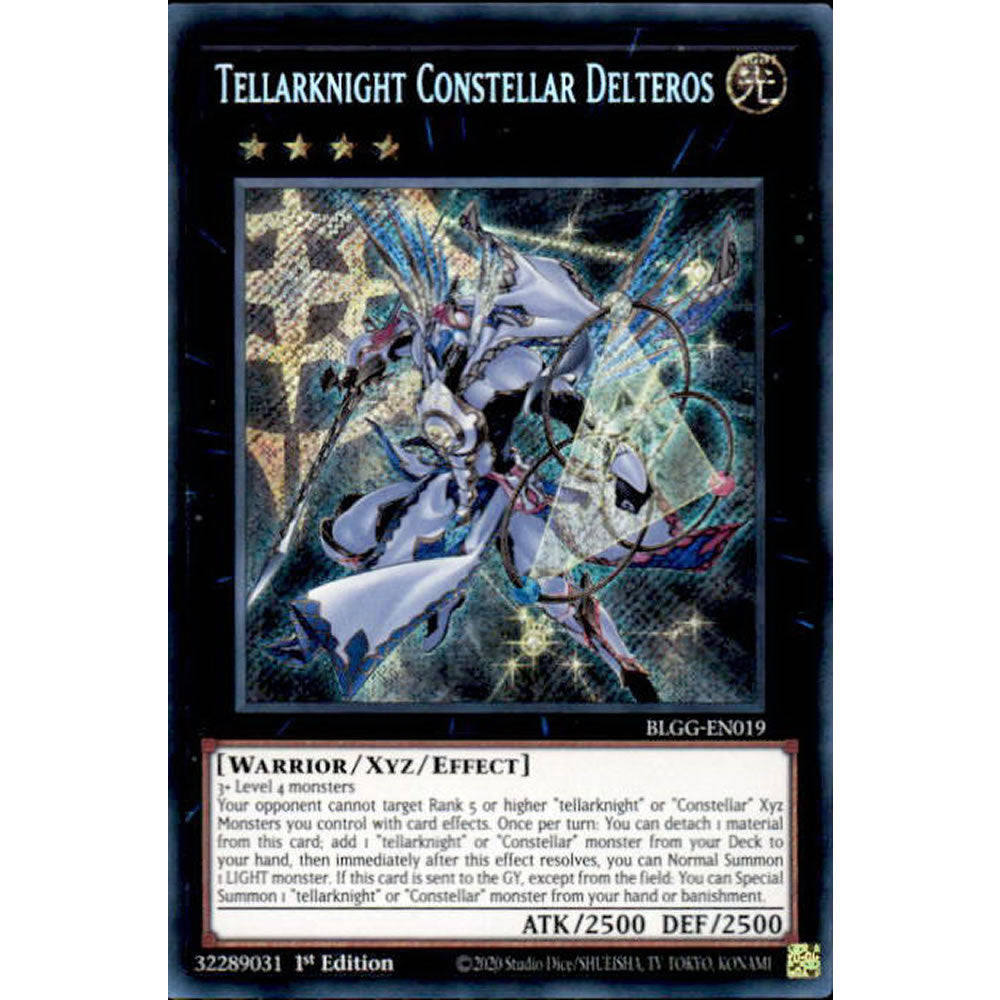 Tellarknight Constellar Delteros BLGG-EN019 Yu-Gi-Oh! Card from the Battles of Legend: Glorious Gallery Set