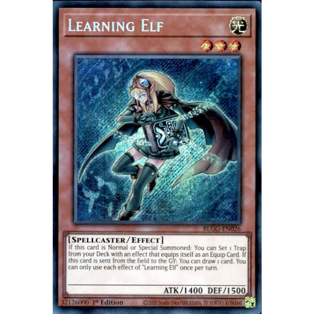 Learning Elf BLGG-EN026 Yu-Gi-Oh! Card from the Battles of Legend: Glorious Gallery Set