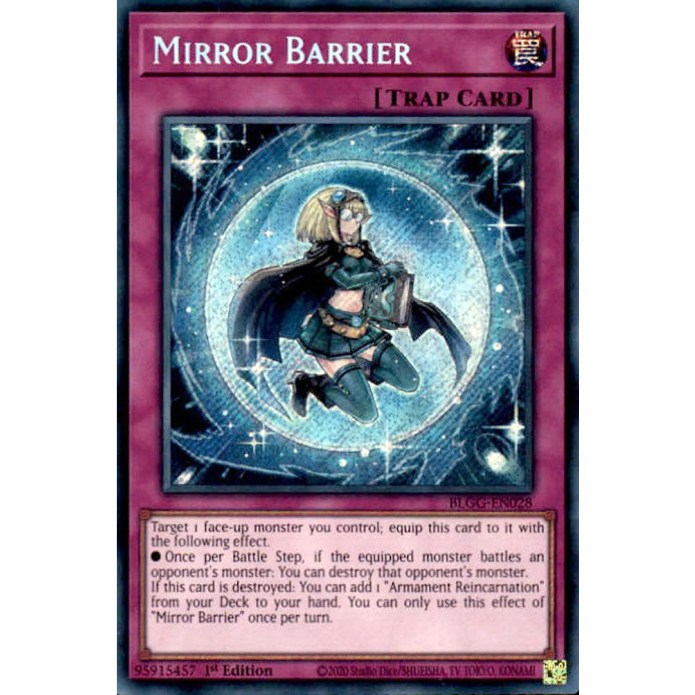 Mirror Barrier BLGG-EN028 Yu-Gi-Oh! Card from the Battles of Legend: Glorious Gallery Set