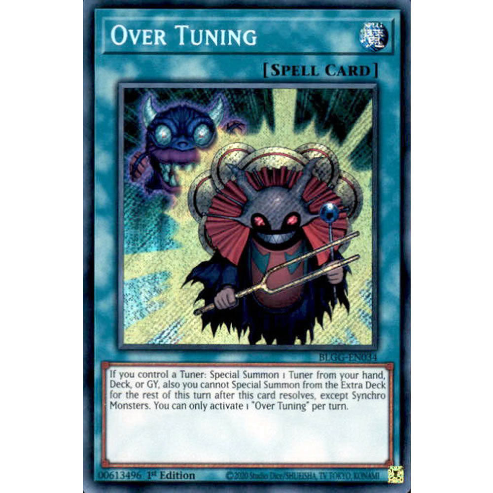 Over Tuning BLGG-EN034 Yu-Gi-Oh! Card from the Battles of Legend: Glorious Gallery Set