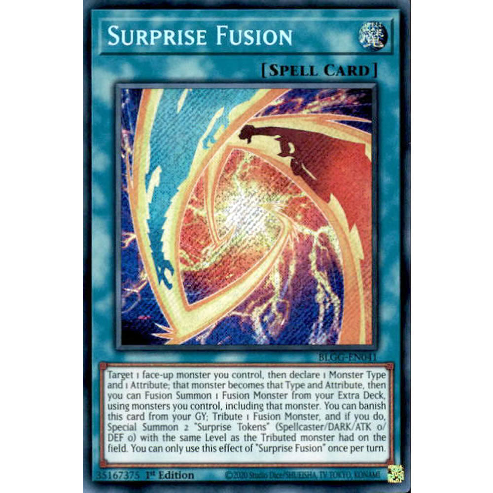 Surprise Fusion BLGG-EN041 Yu-Gi-Oh! Card from the Battles of Legend: Glorious Gallery Set
