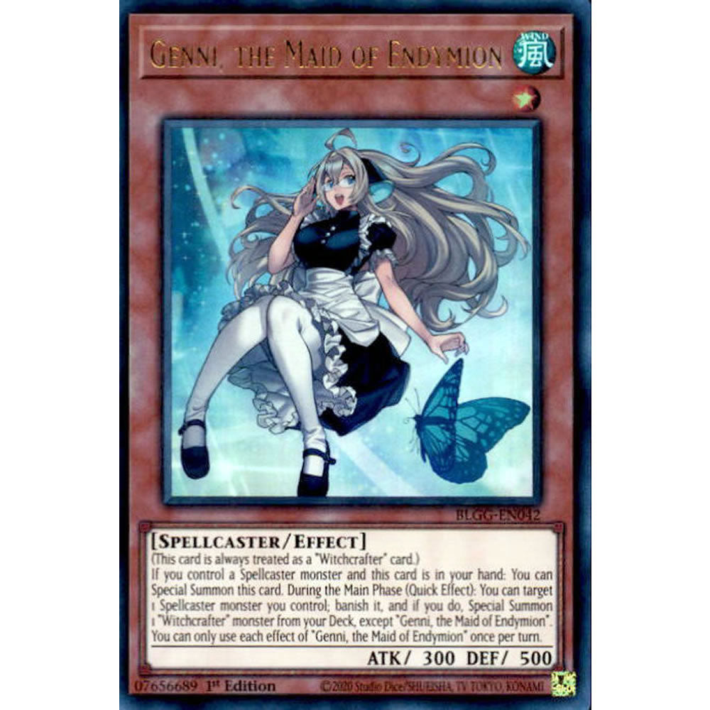 Genni, the Maid of Endymion BLGG-EN042 Yu-Gi-Oh! Card from the Battles of Legend: Glorious Gallery Set