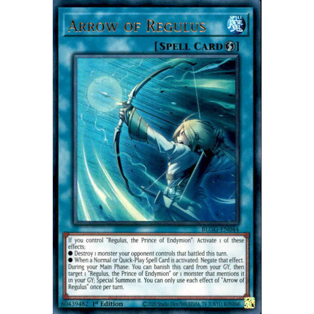 Arrow of Regulus BLGG-EN044 Yu-Gi-Oh! Card from the Battles of Legend: Glorious Gallery Set