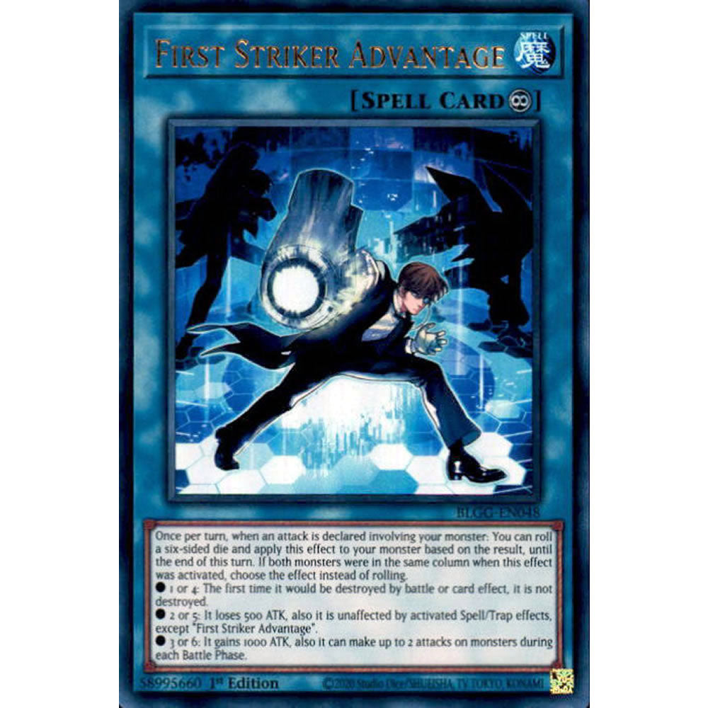First Striker Advantage BLGG-EN048 Yu-Gi-Oh! Card from the Battles of Legend: Glorious Gallery Set