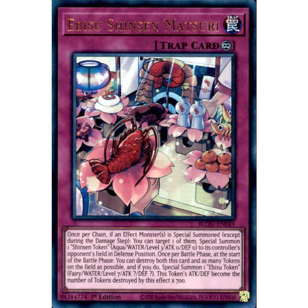 Ebisu Shinsen Matsuri BLGG-EN049 Yu-Gi-Oh! Card from the Battles of Legend: Glorious Gallery Set