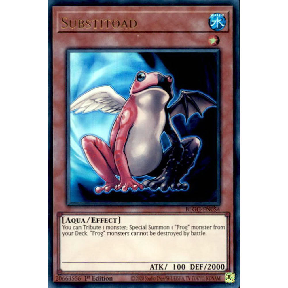 Substitoad BLGG-EN054 Yu-Gi-Oh! Card from the Battles of Legend: Glorious Gallery Set