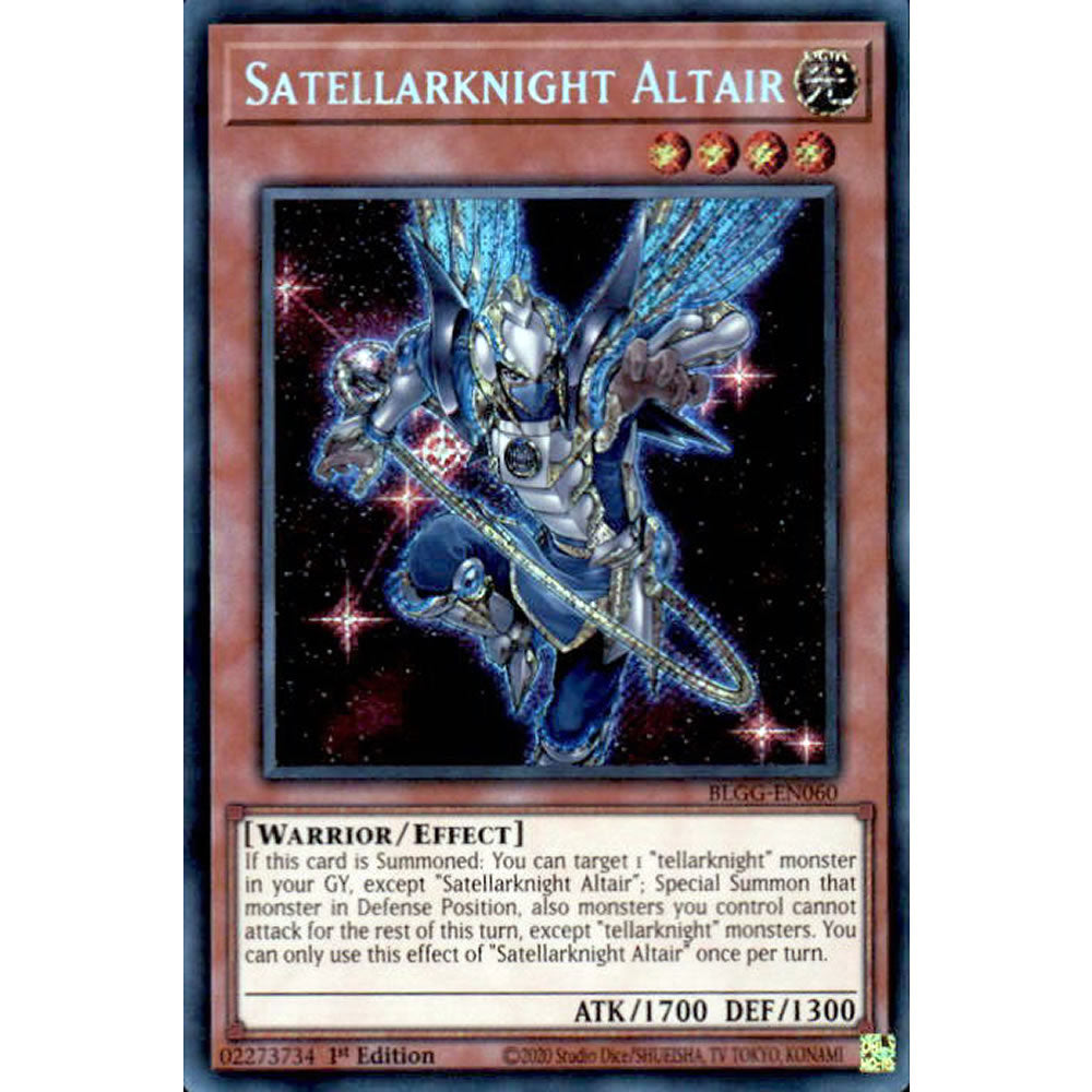Satellarknight Altair BLGG-EN060 Yu-Gi-Oh! Card from the Battles of Legend: Glorious Gallery Set