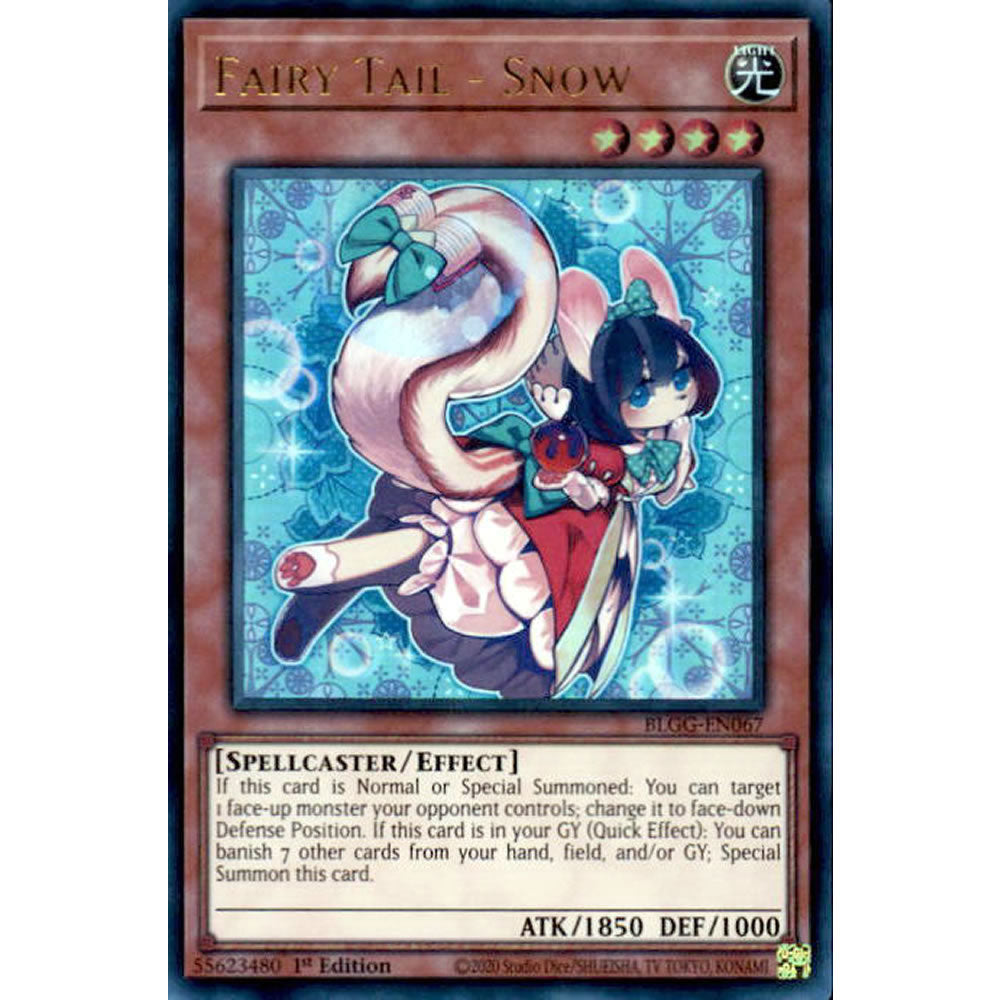 Fairy Tail - Snow BLGG-EN067 Yu-Gi-Oh! Card from the Battles of Legend: Glorious Gallery Set