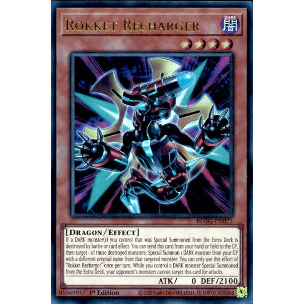 Rokket Recharger BLGG-EN073 Yu-Gi-Oh! Card from the Battles of Legend: Glorious Gallery Set