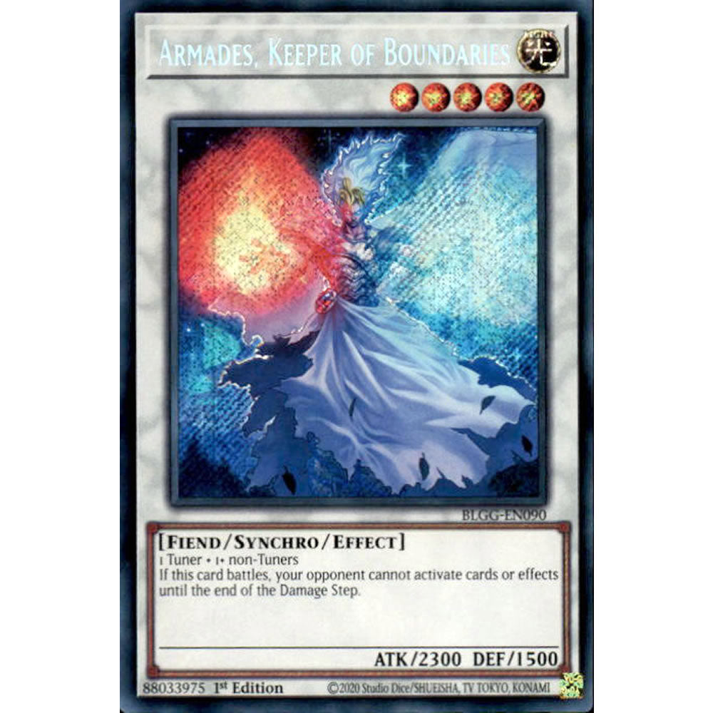 Armades, Keeper of Boundaries BLGG-EN090 Yu-Gi-Oh! Card from the Battles of Legend: Glorious Gallery Set