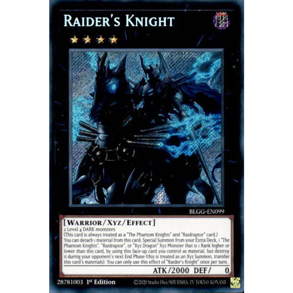 Raider's Knight BLGG-EN099 Yu-Gi-Oh! Card from the Battles of Legend: Glorious Gallery Set