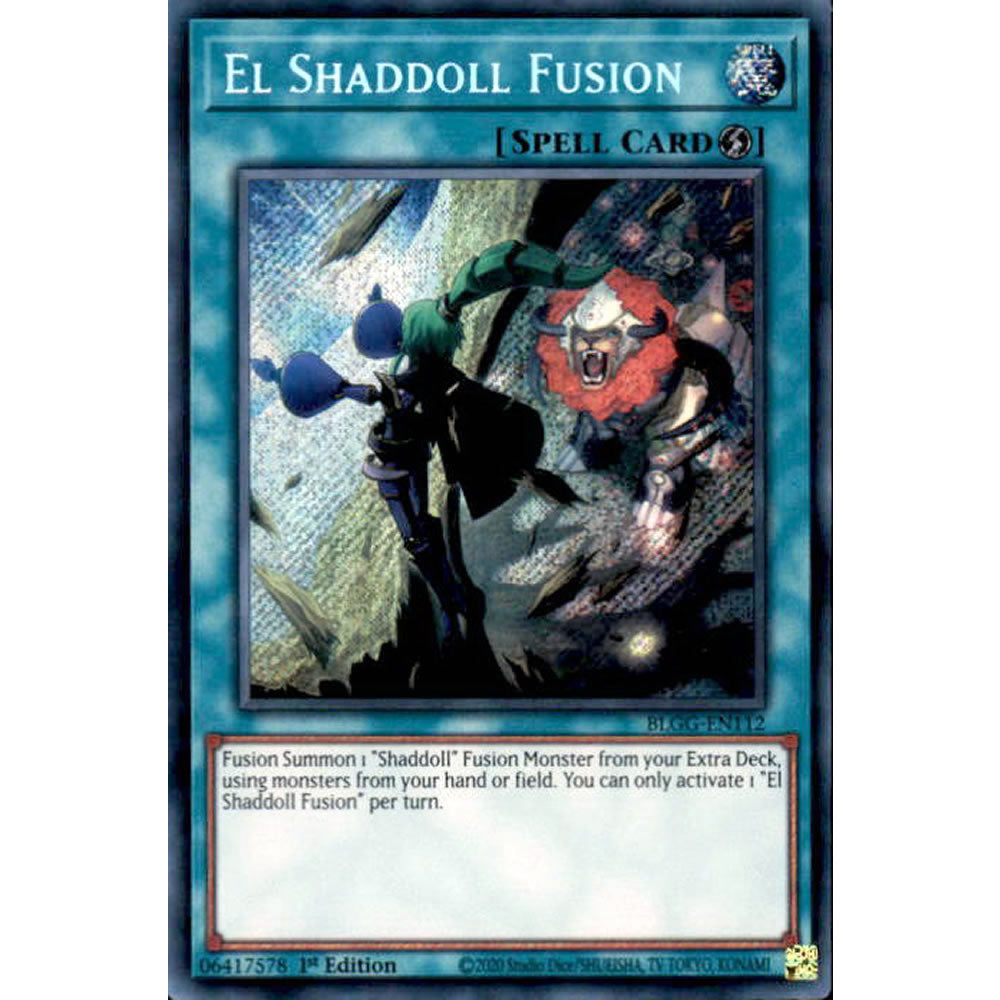 El Shaddoll Fusion BLGG-EN112 Yu-Gi-Oh! Card from the Battles of Legend: Glorious Gallery Set