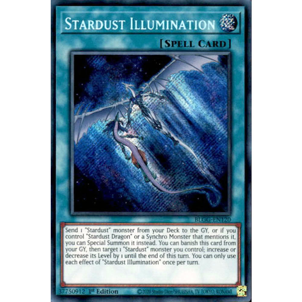 Stardust Illumination BLGG-EN120 Yu-Gi-Oh! Card from the Battles of Legend: Glorious Gallery Set
