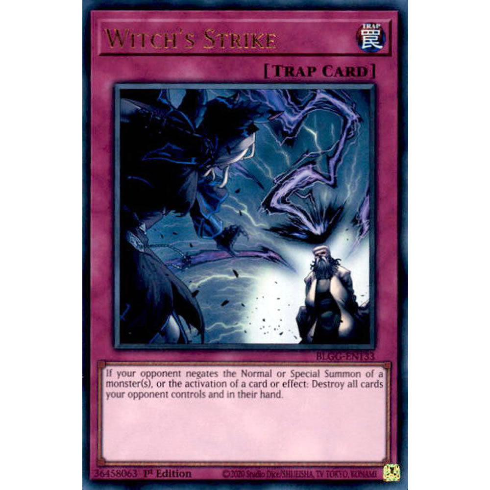 Witch's Strike BLGG-EN133 Yu-Gi-Oh! Card from the Battles of Legend: Glorious Gallery Set