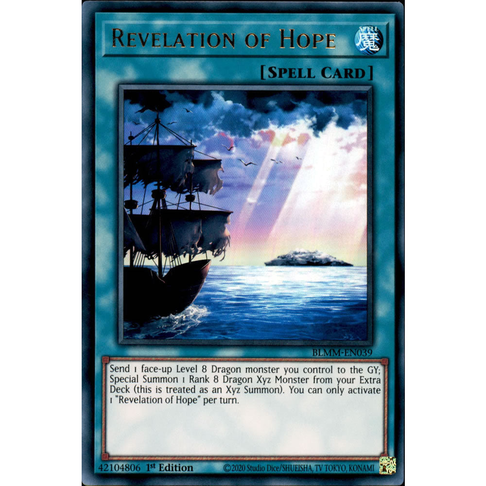 Revelation of Hope BLMM-EN039 Yu-Gi-Oh! Card from the Battles of Legend: Monster Mayhem Set
