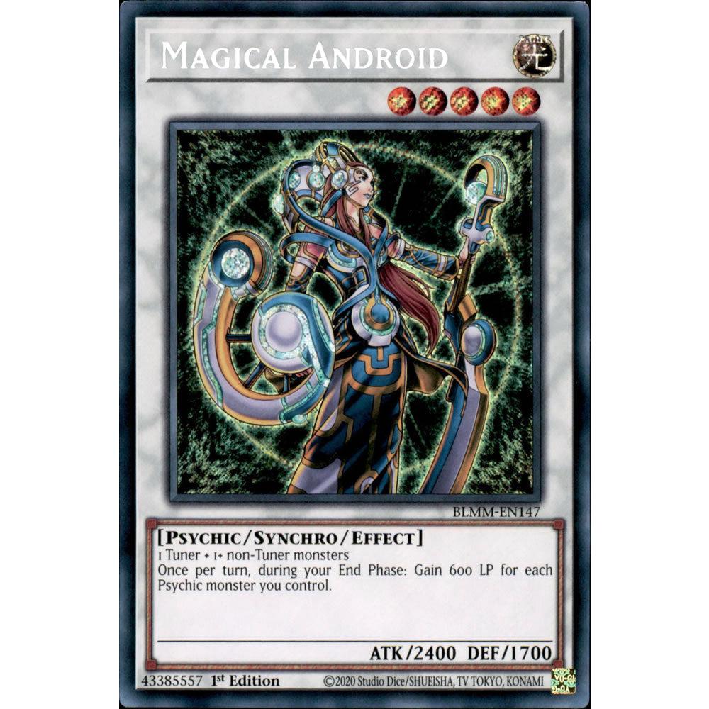 Magical Android BLMM-EN147 Yu-Gi-Oh! Card from the Battles of Legend: Monster Mayhem Set