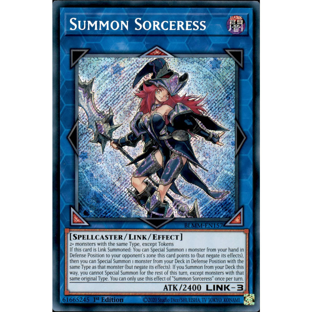 Summon Sorceress BLMM-EN157 Yu-Gi-Oh! Card from the Battles of Legend: Monster Mayhem Set