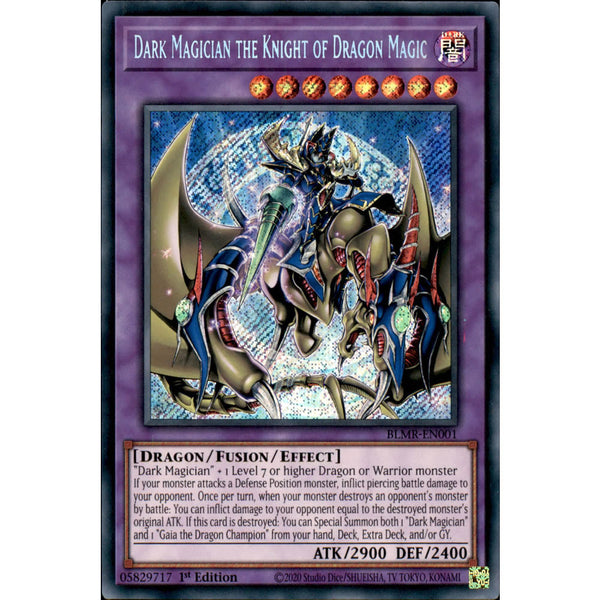 Dark Magician the Knight of Dragon Magic BLMR-EN001 Dark Magician the Knight of Dragon Magic BLMR-EN001