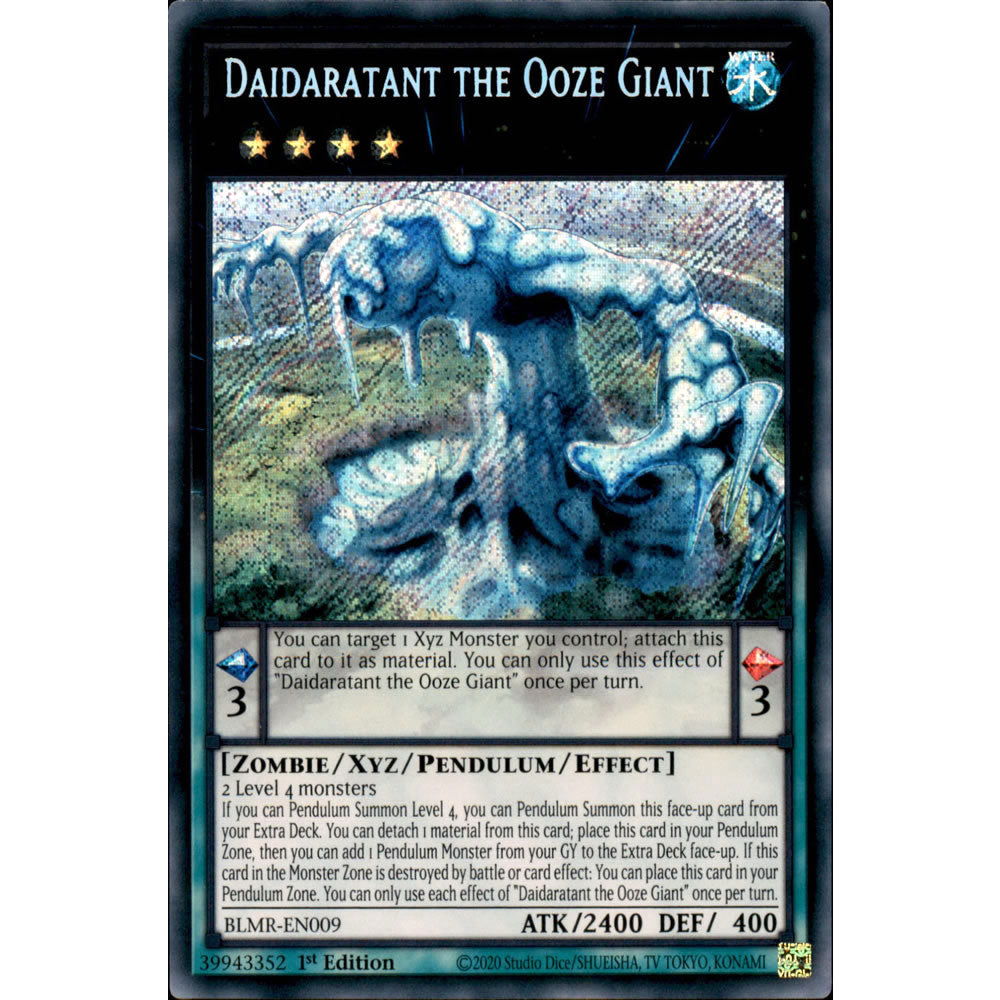 Daidaratant the Ooze Giant BLMR-EN009 Yu-Gi-Oh! Card from the Battles of Legend: Monstrous Revenge Set