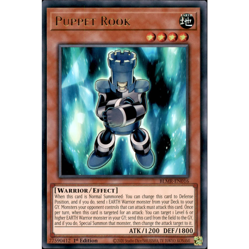 Puppet Rook BLMR-EN016 Yu-Gi-Oh! Card from the Battles of Legend: Monstrous Revenge Set