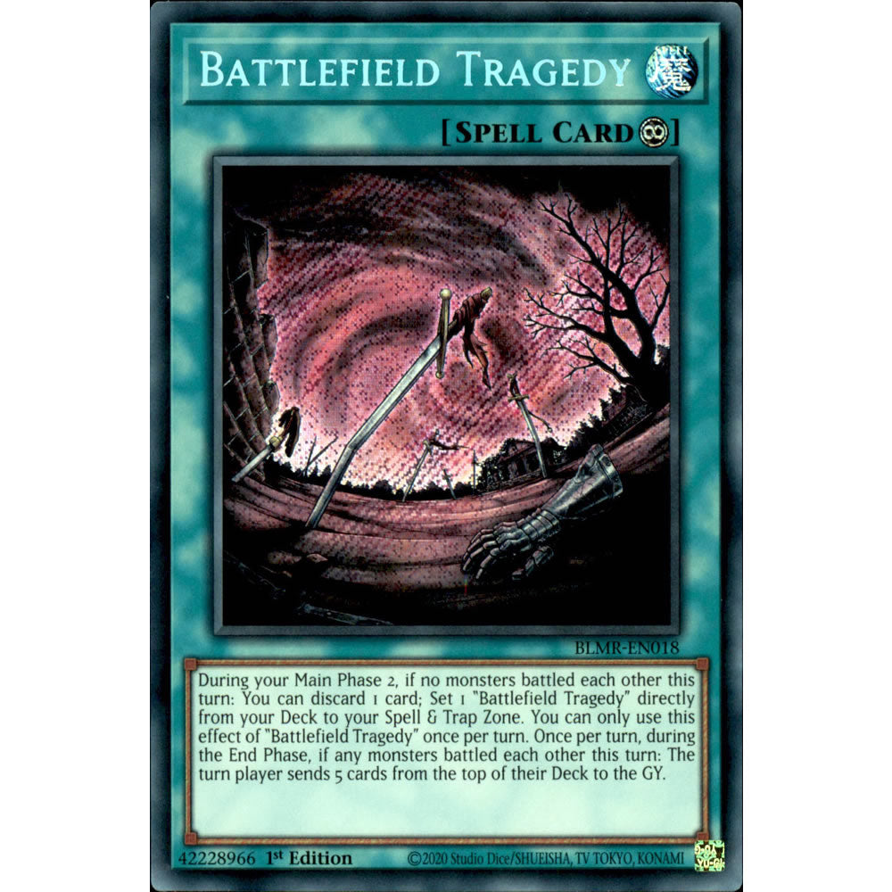 Battlefield Tragedy BLMR-EN018 Yu-Gi-Oh! Card from the Battles of Legend: Monstrous Revenge Set