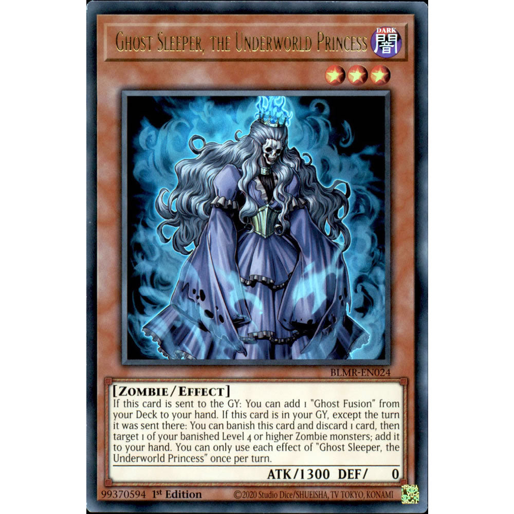 Ghost Sleeper, the Underworld Princess BLMR-EN024 Yu-Gi-Oh! Card from the Battles of Legend: Monstrous Revenge Set