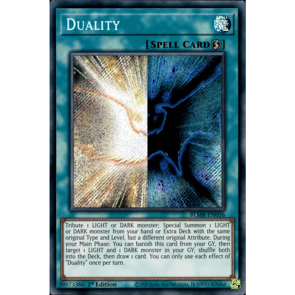 Duality BLMR-EN036 Yu-Gi-Oh! Card from the Battles of Legend: Monstrous Revenge Set