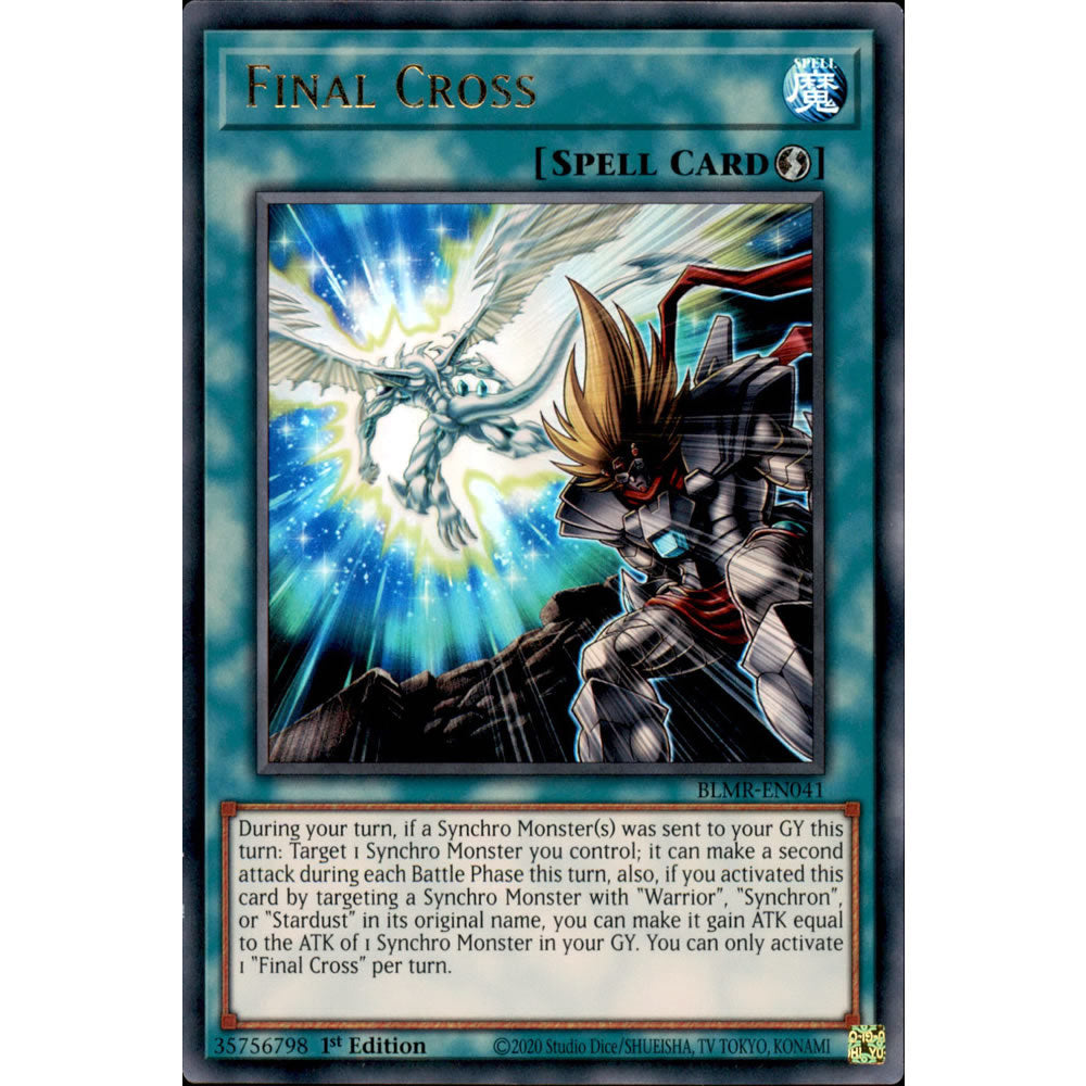 Final Cross BLMR-EN041 Yu-Gi-Oh! Card from the Battles of Legend: Monstrous Revenge Set