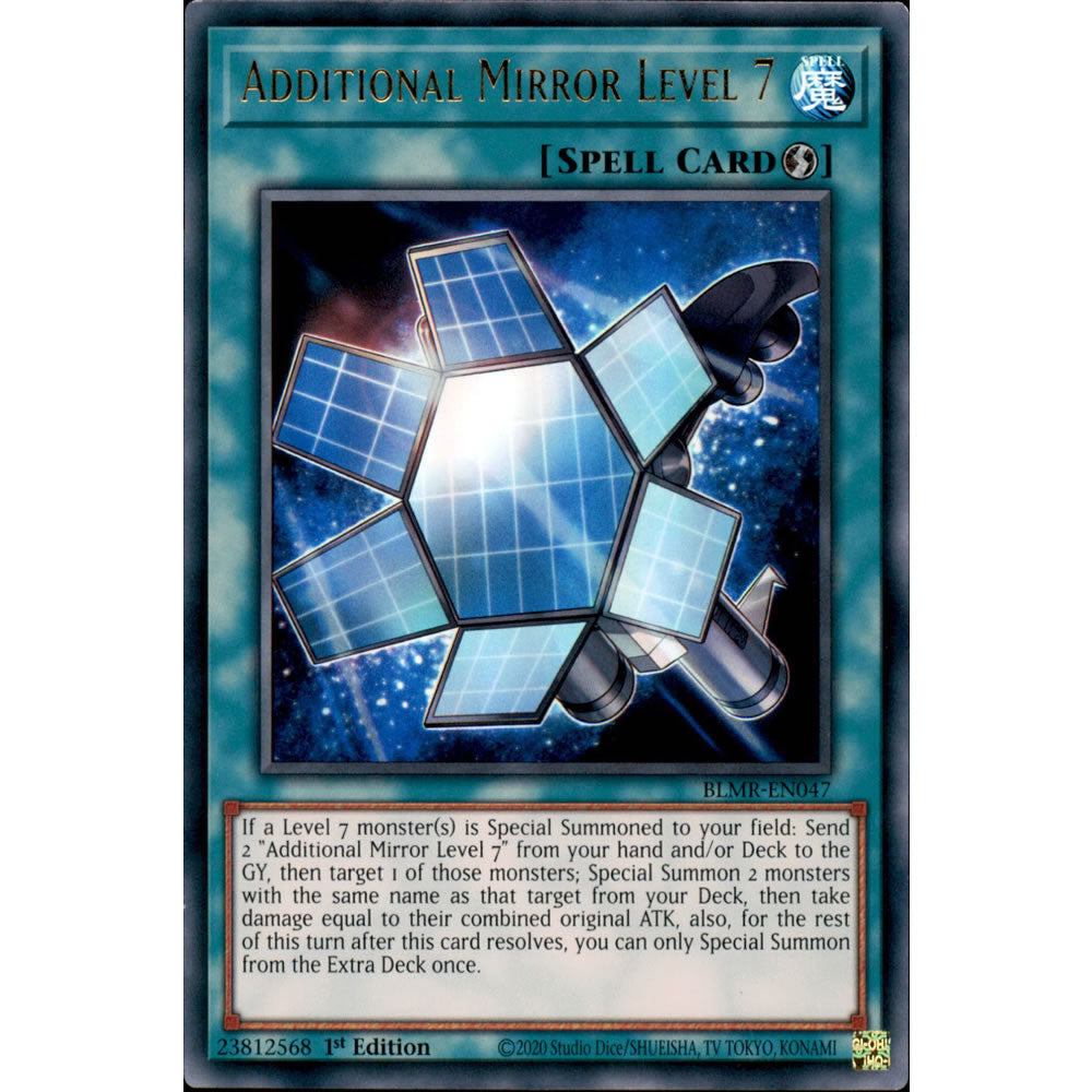 Additional Mirror Level 7 BLMR-EN047 Yu-Gi-Oh! Card from the Battles of Legend: Monstrous Revenge Set