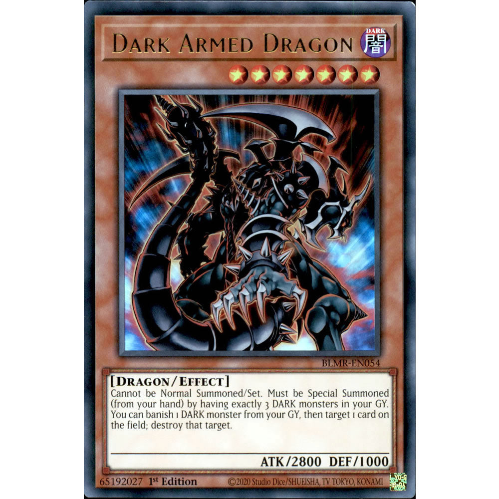 Dark Armed Dragon BLMR-EN054 Yu-Gi-Oh! Card from the Battles of Legend: Monstrous Revenge Set