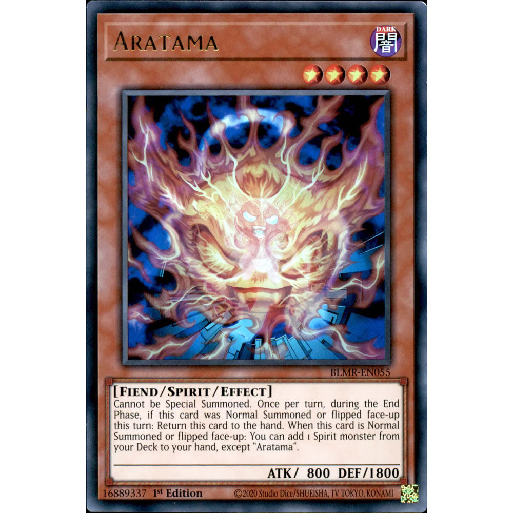 Aratama BLMR-EN055 Yu-Gi-Oh! Card from the Battles of Legend: Monstrous Revenge Set