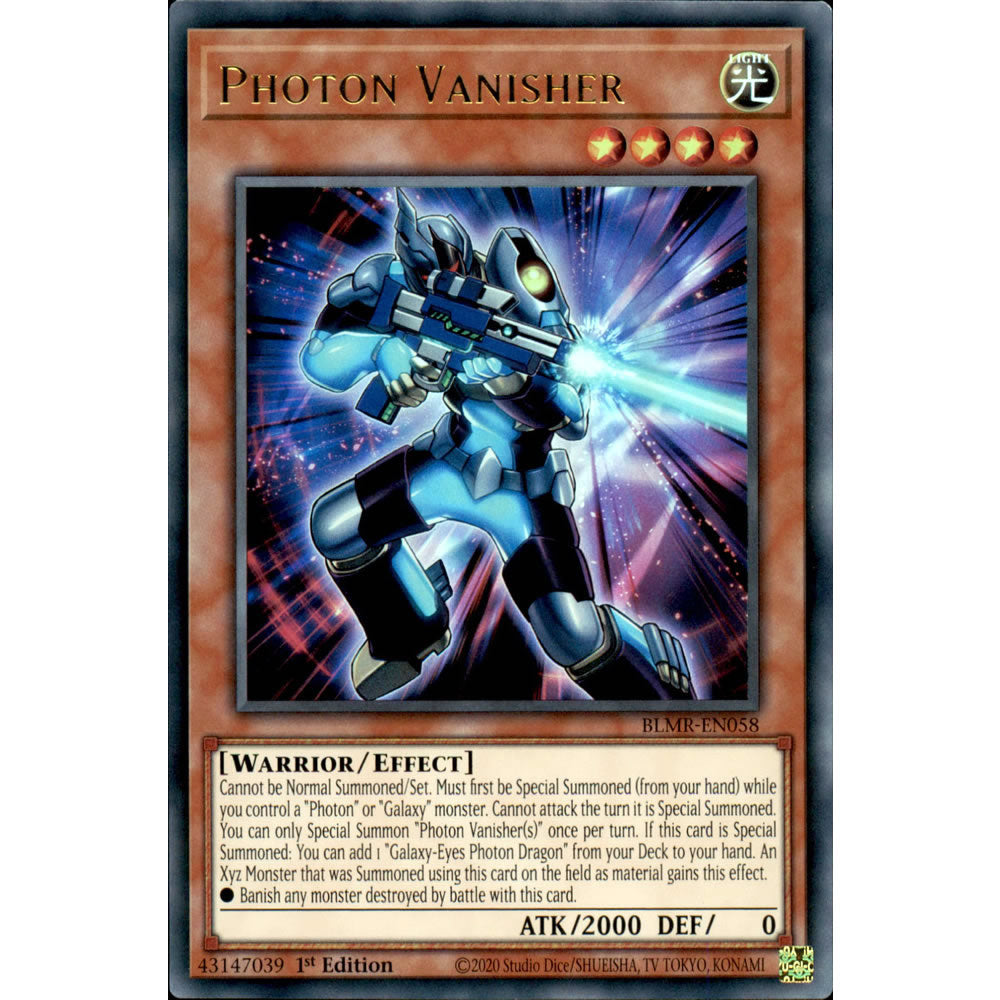 Photon Vanisher BLMR-EN058 Yu-Gi-Oh! Card from the Battles of Legend: Monstrous Revenge Set