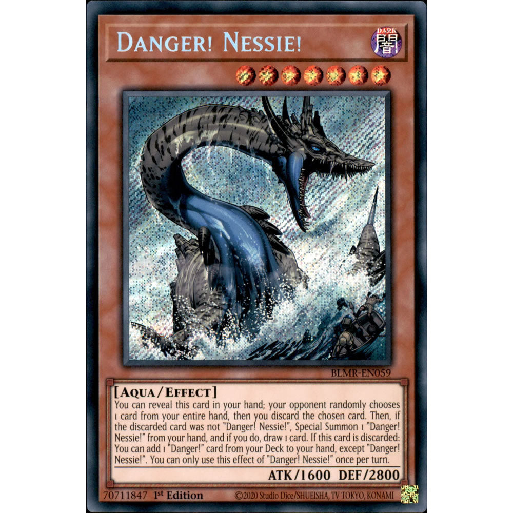 Danger! Nessie! BLMR-EN059 Yu-Gi-Oh! Card from the Battles of Legend: Monstrous Revenge Set