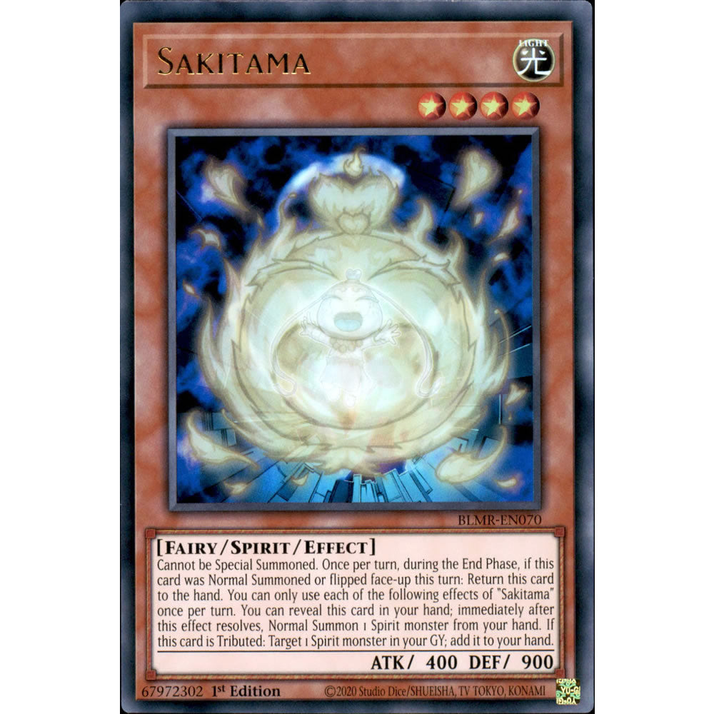 Sakitama BLMR-EN070 Yu-Gi-Oh! Card from the Battles of Legend: Monstrous Revenge Set